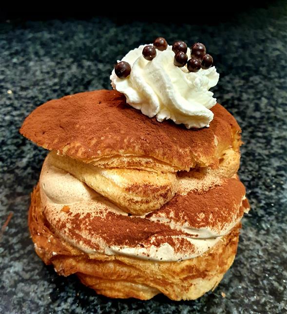 Tiramisu Fløde fastelavnsbolle