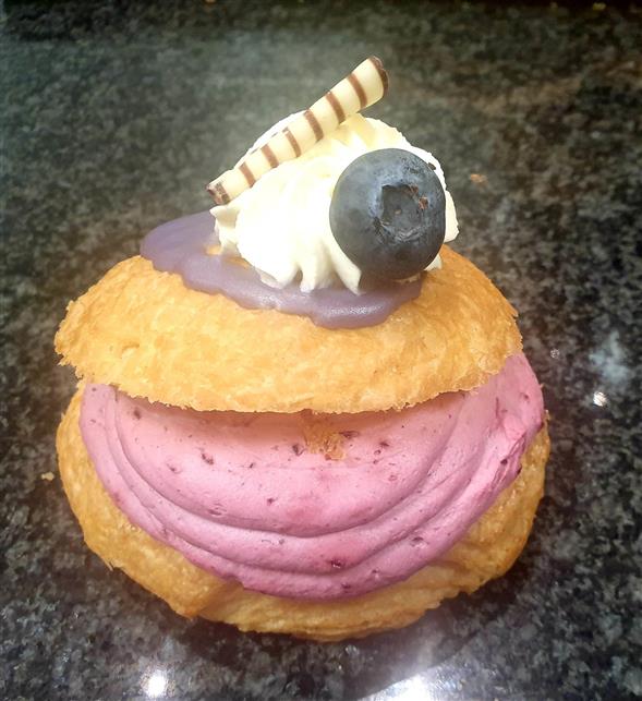 Solbær-rom Fløde fastelavnsbolle